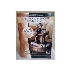 Classic Americana Series Childhood Memories LED Fountain - Girl